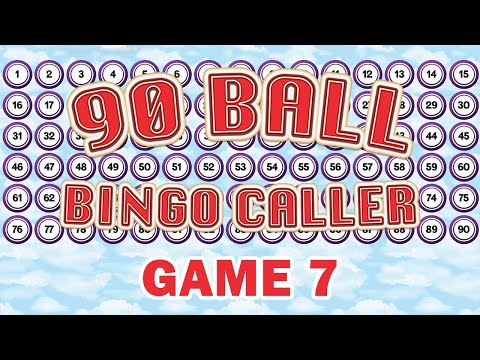 90 Ball Bingo Caller Game - Game 7