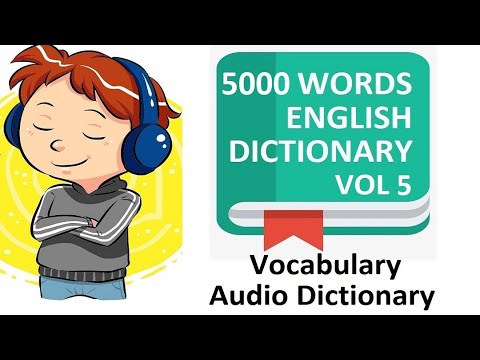 English Audio Dictionary 📚 Learn 5000 Vocabulary Words | Vol 5 with CC To View Text