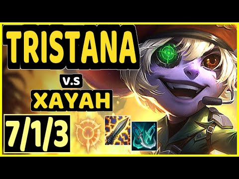 FORG1VEN (TRISTANA) vs XAYAH - 7/1/3 KDA BOTTOM ADC GAMEPLAY - EUW Ranked GRANDMASTER