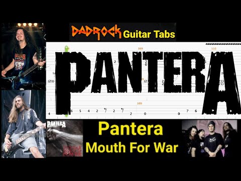 Mouth For War - Pantera - Guitar + Bass TABS Lesson