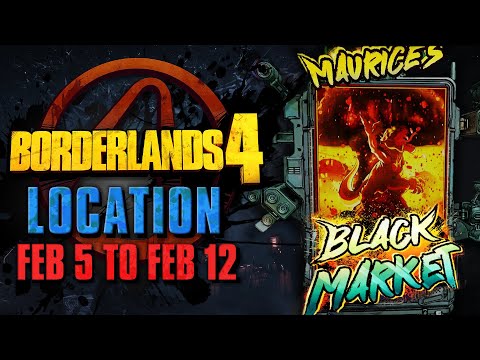 Black Market Vending Machine Location!! (Feb 5, 2026) - Borderlands 4