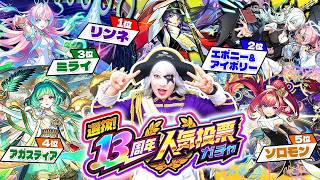 【モンスト】13周年人気投票ガチャ！ ついにマサムネ断念か？？