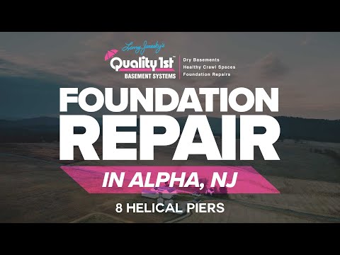 Stabilizing a Foundation In Alpha, NJ