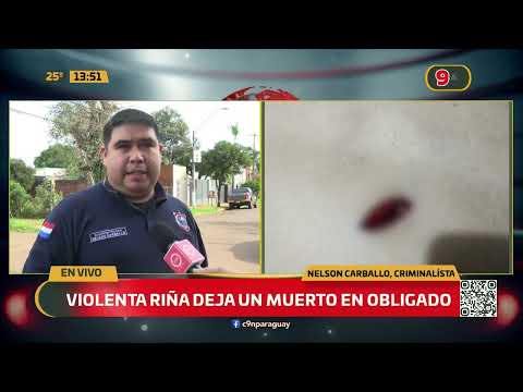 Riña durante una ronda de tragos deja un muerto y un herido en Obligado