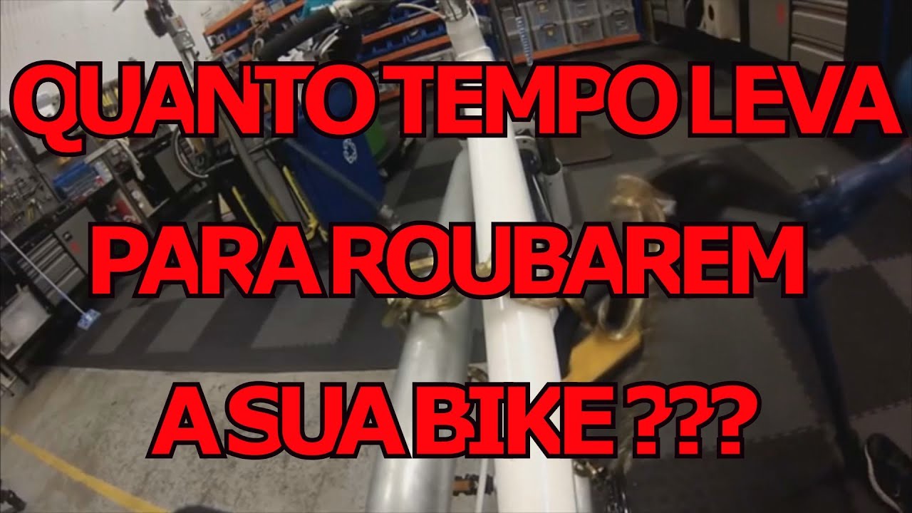 Watch Now Teste de vários modelos de cadeado para bicicleta Teste de vários modelos de cadeado para bicicleta