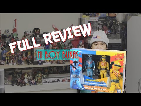 Himitsu Sentai Goranger Aoranger and Kiranger Set - HAF Hero Action Figure - FULL REVIEW