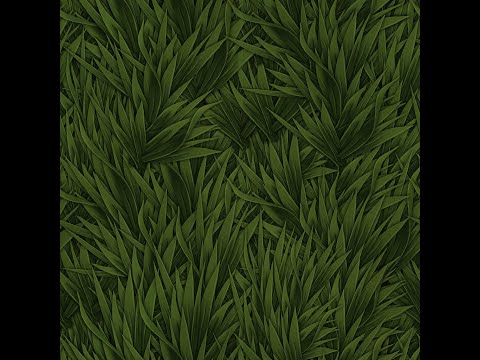 Hand Painted Grass Texture