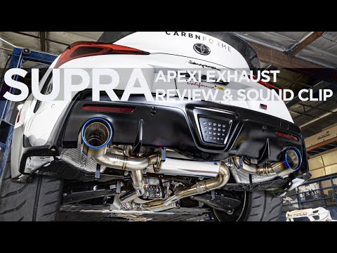 APEXi N1-X Catback Exhaust 2020+ Toyota GR Supra (Non-Resonated) Review by Modinjapan.com