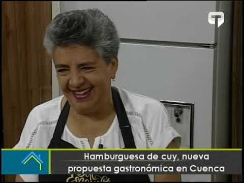Hamburguesa de cuy, nueva propuesta gastronómica en Cuenca