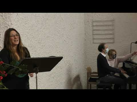 Magnificat von Naji Hakim (Josephine Rösener, Mezzosopran, begleitet von Bernhard Zosel am Klavier)