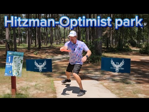 Disc golf at Hitzman-Optimist park in Pensacola Florida using a new Scorch and Buzzsaw