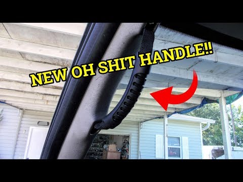 Attwood 2061-5 Over-molded Grip Flexible Grab Handle - F150 Grab Handle Install