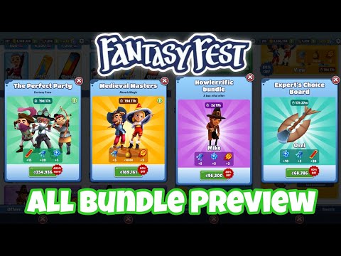 Subway Surfers Fantasy Fest 2023 - All Bundle (Week 1) - Preview @mikachanneloffficial