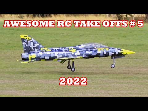 AWESOME RC TAKE OFFS - SPORTS & FIGHTER JETS TAKING OFF - TBOBBORAP1 # 5 - 2022