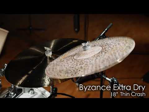 Meinl Cymbals Byzance 18" Crashes Morph Demo