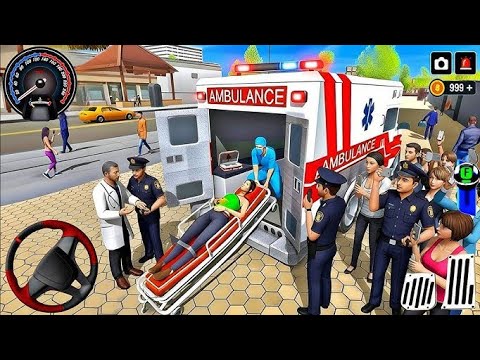 Ambulance City Rescue Simulator - 911 US Emergency Ambulance Driving 3D - Android Gameplay