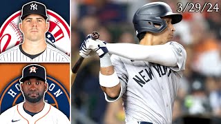 New York Yankees @ Houston Astros | Game Highlights | 3/29/24