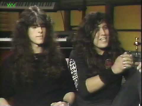 Chuck Billy and Alex Skolnick (Testament) on Headbangers Ball - December 3, 1988