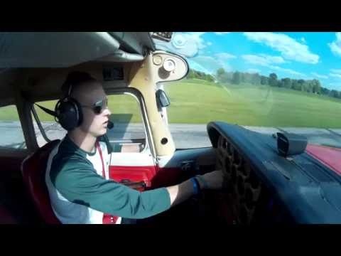 Cessna 172 Cross Wind Landing Practice
