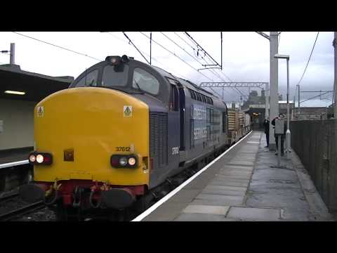 DRS 37612 TNT 37604. 6C51. Carnforth Stn. 30/10/12