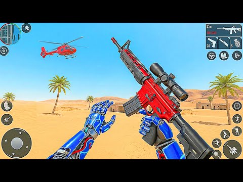 Fps Robot Shooting Games 3D – Offline FPS Robot Gun Battle – Android Gameplay