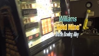 preview picture of video '#551 Williams GOLD MINE Shuffle Bowling Alley - preview of Demo Man! TNT Amusements'