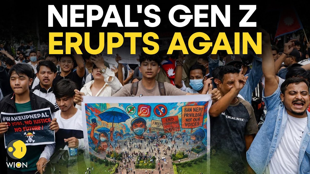 Nepal Protests LIVE: Gen Z Protests Erupt in Nepal, Curfew Imposed | Nepal Gen Z Protests |WION Live