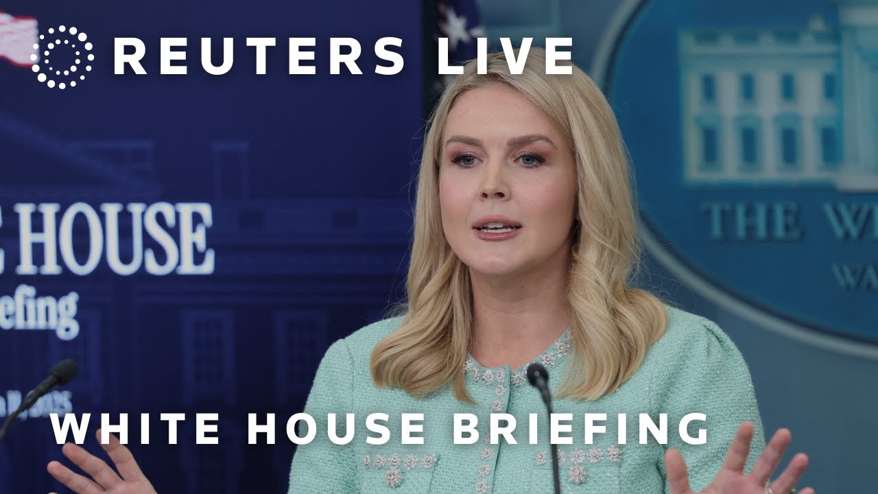 LIVE: White House press secretary Karoline Leavitt holds briefing