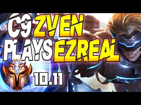 Cloud9 Zven Plays Ezreal vs Aphelios Adc - 10.11