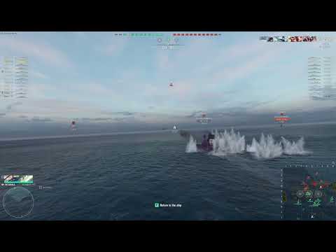 World of Warships: 1 Round of T8 RN Aquila (What a Weird Round; Both Team Complain Their Teammate)