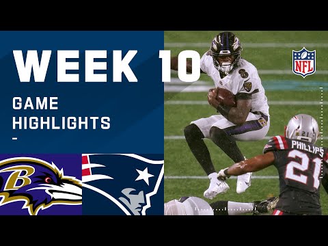 Ravens vs. Patriots Week 10 Highlights | NFL 2020