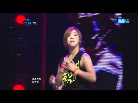 20120705 엠카운트다운 에프엑스 electric shock