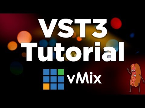 Using VST3 audio plugins in your live stream- vMix Tutorial Video