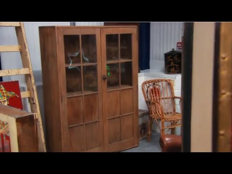 Early 20th Century Glazed Oak Bookcase - Salvage Hunters 1702