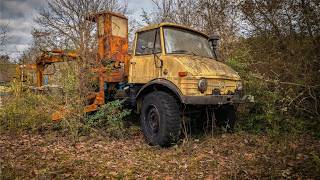 Sauvetage : Mercedes UNIMOG 416 pelle rétro abandonné MQDEFAULT Thumbnail