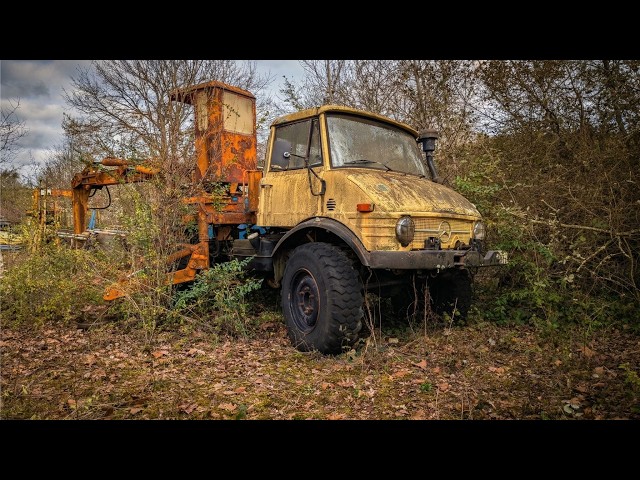 Sauvetage : Mercedes UNIMOG 416 pelle rétro abandonné SDDEFAULT Thumbnail