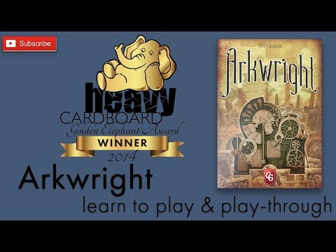 Arkwright (Waterframe) Play-through, Teaching, & Roundtable by Heavy Cardboard