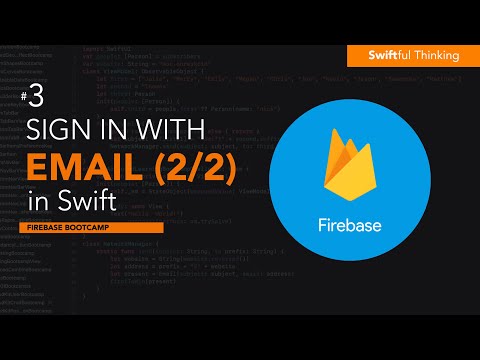 iOS Firebase Authentication: Sign In With Email & Password Tutorial (2/2) | Firebase Bootcamp #3 thumbnail