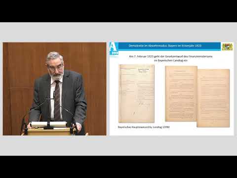 Die Abfindung der Wittelsbacher nach 1918: Vortrag von Gerhard Immler | #Krisenjahr1923