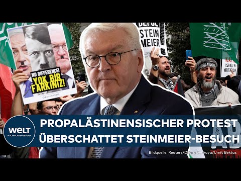 TÜRKEI: Erdogan empfängt Steinmeier – Besuch überschattet von propalästinensischen Protesten