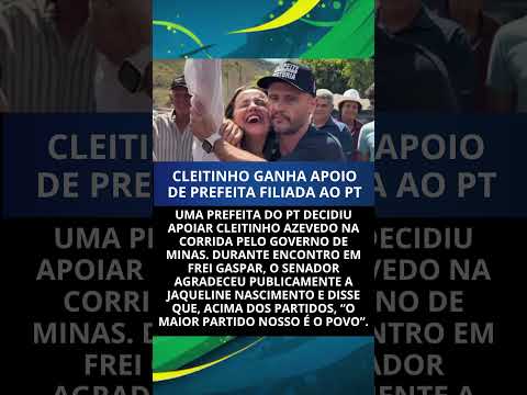 Cleitinho ganha apoio de prefeita petista na disputa pelo governo de Minas