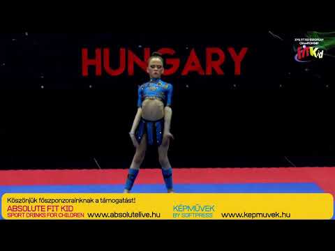 XVII. Fit Kid European Championships Individual finalist Lucy Alder from Ireland.
