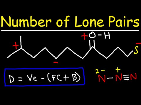 How To Identify The Number of Lone Pairs on an Atom Using Formal Charge Video