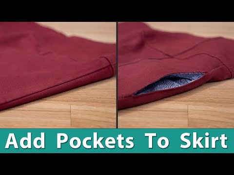 How to add Pockets to a Skirt or Dress