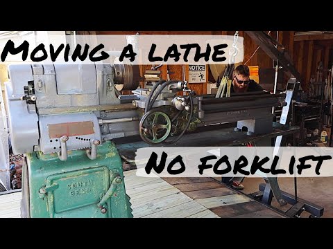 Moving heavy tools by yourself without a forklift
