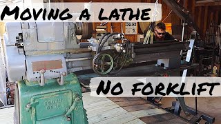 Moving heavy tools by yourself without a forklift