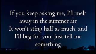 Saosin - I Can Tell There Was An Accident Here Earlier lyrics