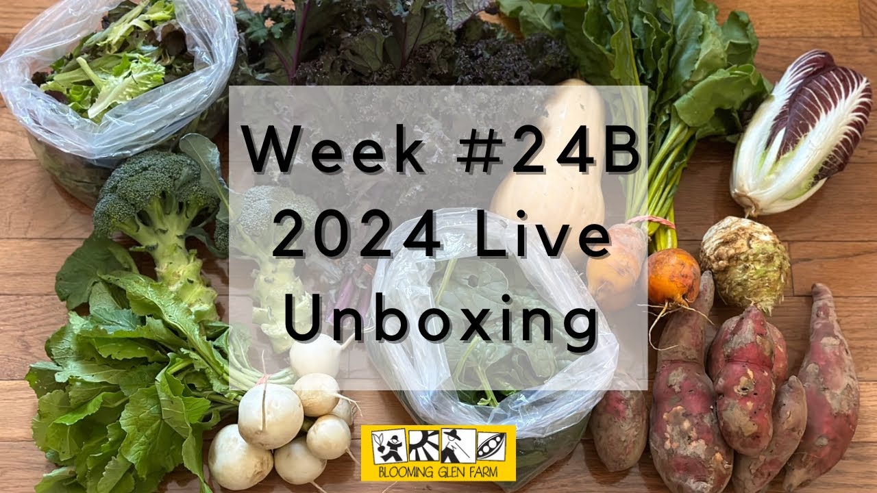 Weekly 2024 CSA Share Unboxing: Week #24B