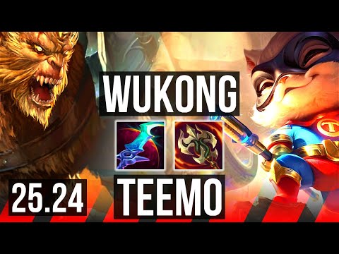 WUKONG vs TEEMO (TOP) | EUW Master | 25.24