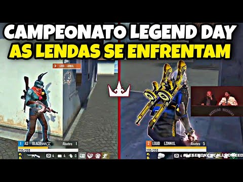 BLACKN444, AS RENI vs LOUD LZINN e TWO9 - 2x2 LENDÁRIO NO LEGEND DAY